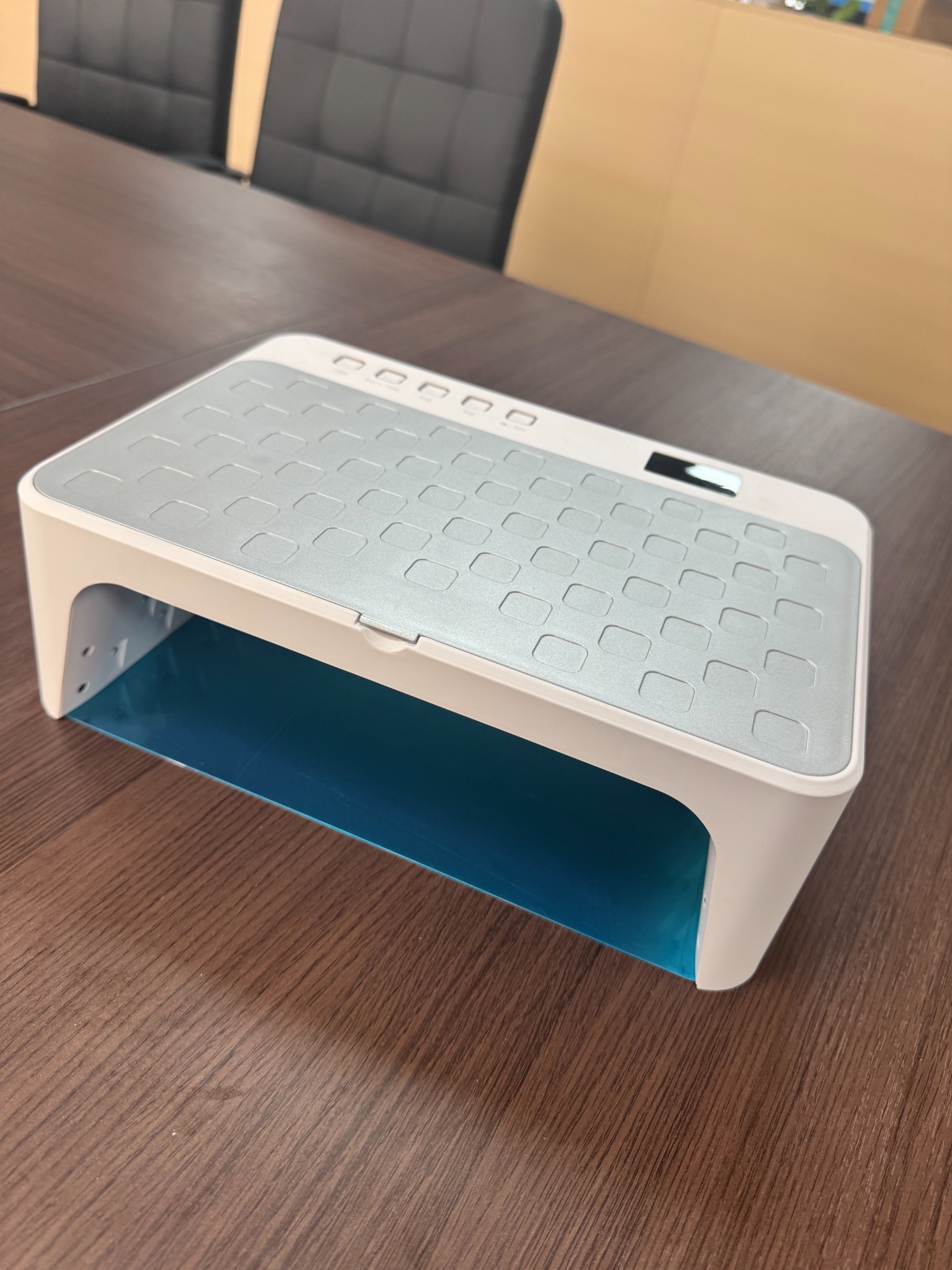 I-SHR N7 production sample with removable metal bottom plate open
